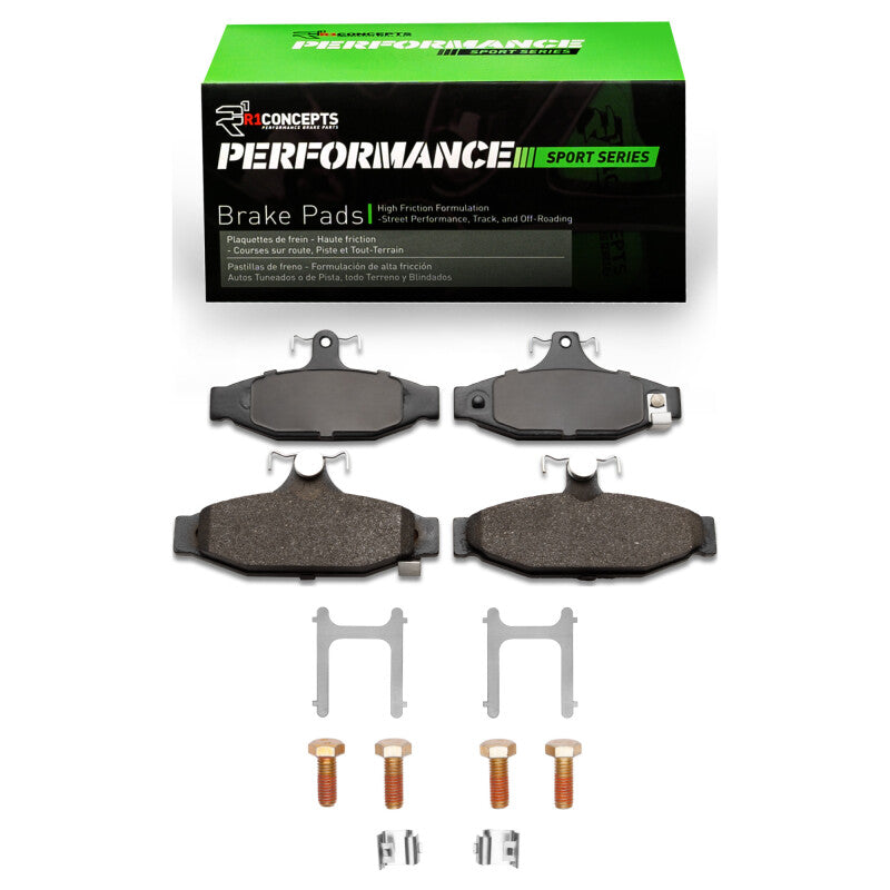 

R1 Concepts 2115-0413-01 - RNC2115-0413-01 - R1 1985-1997 Chevrolet Camaro Rear R1 Performance Sport Pads & Hardware Kit - Shipped in Europe - Tuningsupply.com
