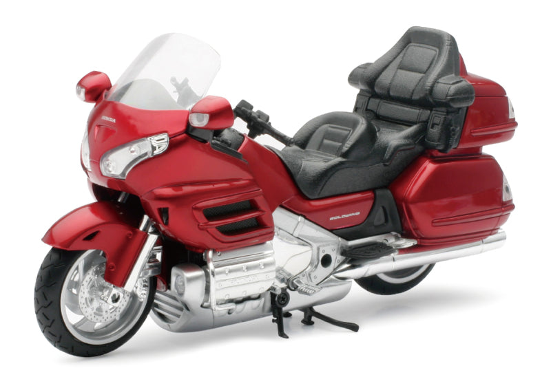 New Ray Toys Honda Gold Wing Bike ( Red)/ Scale 1:12-tuningsupply.com