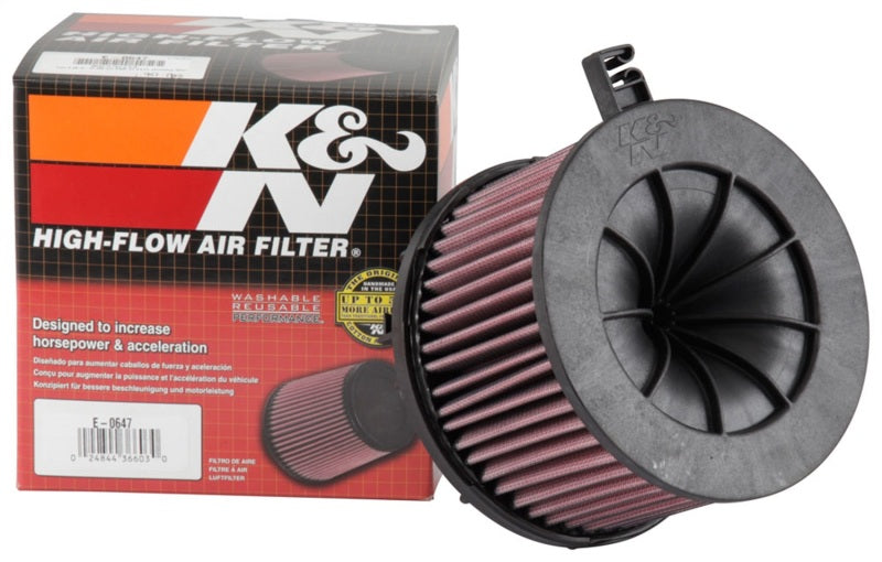 

K&N Engineering E-0647 - KNNE-0647 - K&N 15-18 Audi A4 L4-2.0 F/I Replacement Drop In Air Filter - Shipped in Europe - Tuningsupply.com
