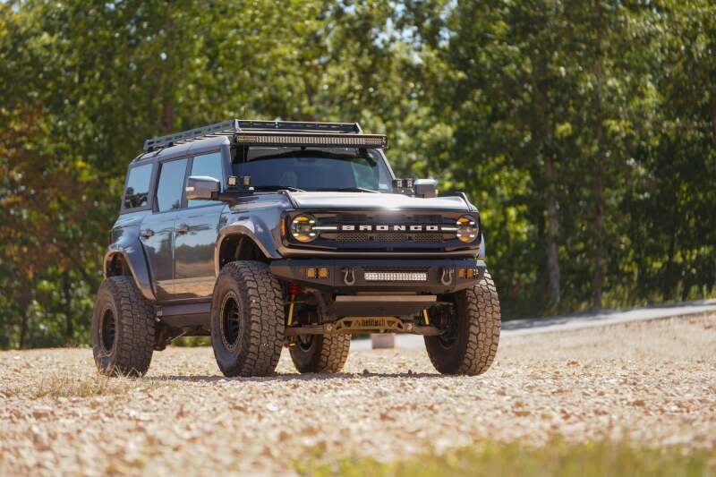 

DV8 Offroad FBBR-06 - DVEFBBR-06 - DV8 Offroad 2021+ Ford Bronco Front Bumper V2 - OE Plus Series (Works w/o ACC Relocation) - Shipped in Europe - Tuningsupply.com
