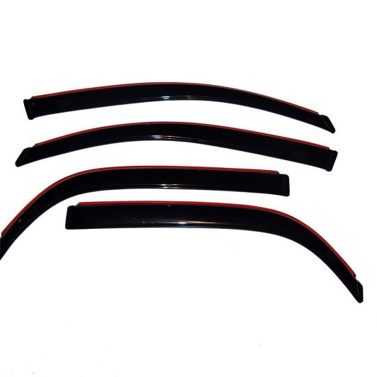 AVS 05-09 Chevy Equinox Ventvisor In-Channel Front & Rear Window Deflectors 4pc - Smoke-tuningsupply.com