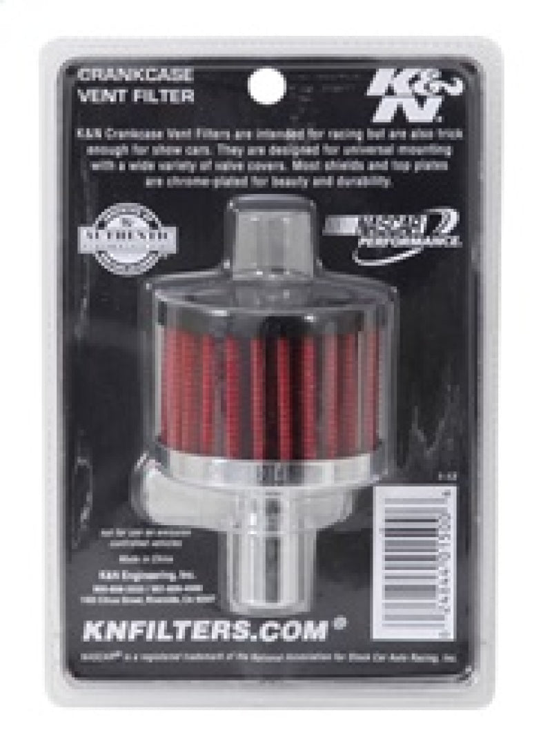 

K&N Engineering 62-1020 - KNN62-1020 - K&N Steel Base Crankcase Vent Filter .625in Vent OD x 2in OD x 1.5in Height - Shipped in Europe - Tuningsupply.com
