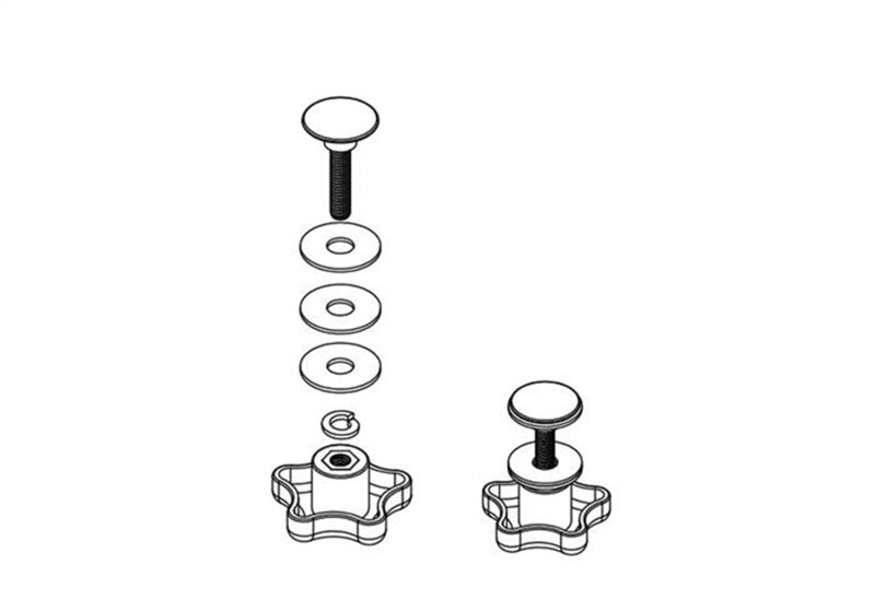 BAK Elevator Bolt Assembly (Includes 2 Complete Knob Sets)-tuningsupply.com