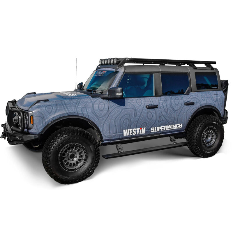 

Westin 29-24195 - WES29-24195 - Westin 21-26 Ford Bronco 4dr (Excl. Bronco Sport) Pro-e Running Boards - Tex. Blk - Shipped in Europe - Tuningsupply.com

