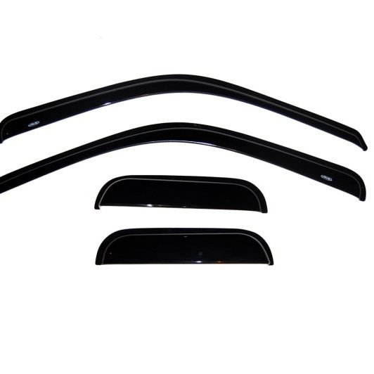 AVS 99-16 Ford F-250 Supercab Ventvisor Outside Mount Window Deflectors 4pc - Smoke-tuningsupply.com