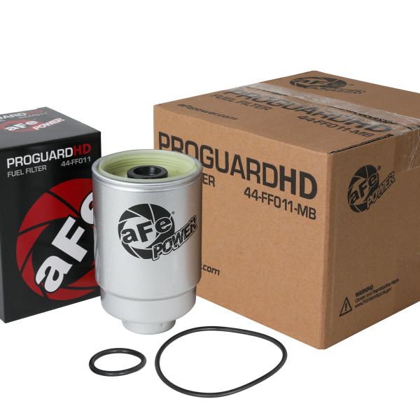 aFe ProGuard D2 Fluid Filters Fuel F/F FUEL GM Diesel Trucks 01-16 V8- 6.2L 6.5L (td)-tuningsupply.com