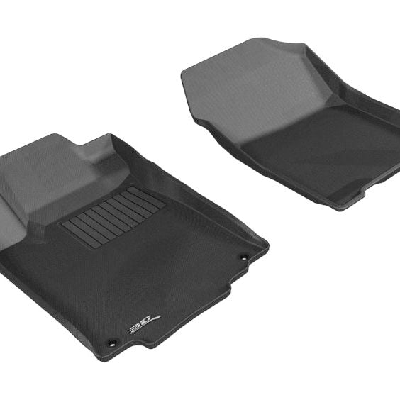 3D MAXpider 2012-2016 Honda CR-V Kagu 1st Row Floormat - Black-tuningsupply.com