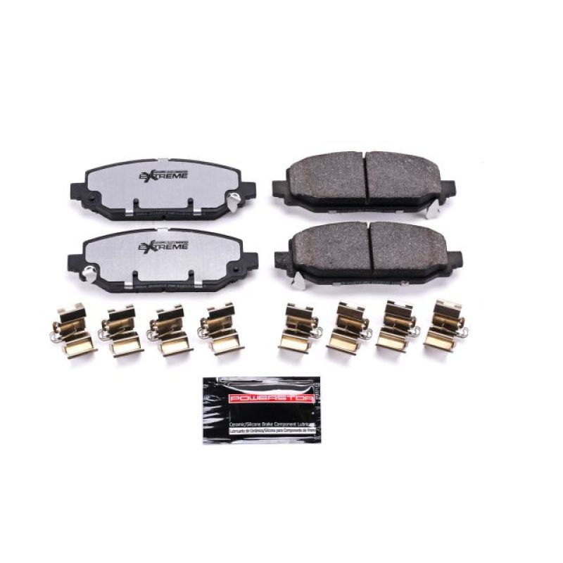 Power Stop 18-19 Jeep Wrangler Rear Z36 Truck & Tow Brake Pads w/Hardware-tuningsupply.com