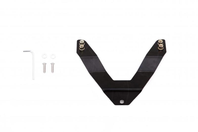 Lund Universal License Plate Relocation Kit For Bull Bars - Black-tuningsupply.com