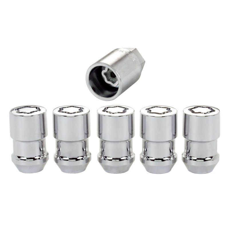 

McGard 24537 - MCG24537 - McGard Wheel Lock Nut Set - 5pk. (Cone Seat) M12X1.5 / 3/4 Hex / 1.46in. Length - Chrome - Shipped in Europe - Tuningsupply.com
