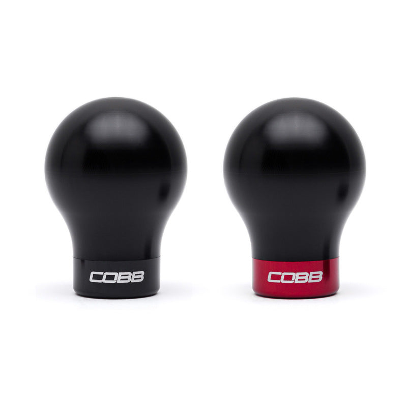 

COBB 271360-BK - COBB271360-BK - Cobb Mazda 6-Speed Weighted COBB Shift Knob - Black (Incl. Both Red + Blk Collars) - Shipped in Europe - Tuningsupply.com
