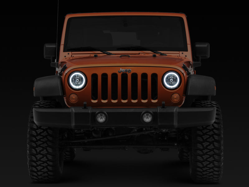 

Raxiom J121871 - RAXJ121871 - Raxiom 07-18 Jeep Wrangler JK LED Halo Headlights- Chrome Housing (Clear Lens) - Shipped in Europe - Tuningsupply.com
