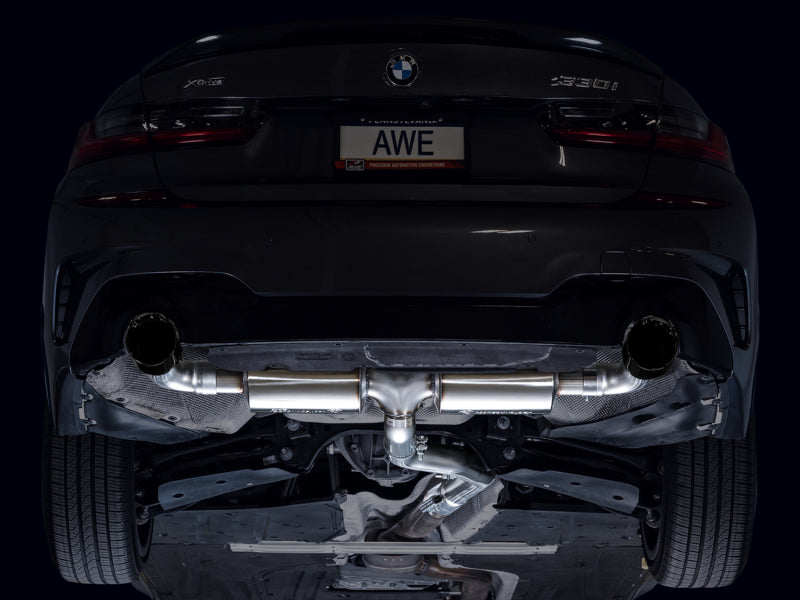 

AWE Tuning 3015-33429 - AWE3015-33429 - AWE 19-23 BMW 330i / 21-23 BMW 430i Base G2X Touring (Excl.Conv) Axle Back Exhaust - Diamond Black - Shipped in Europe - Tuningsupply.com
