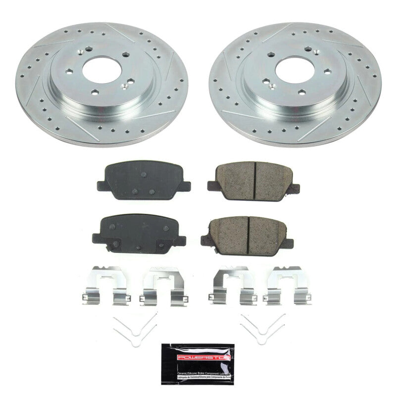

PowerStop SC8310 - PSBSC8310 - Power Stop 20-22 Kia Telluride Rear Semi-Coated Rotor Kit - Shipped in Europe - Tuningsupply.com
