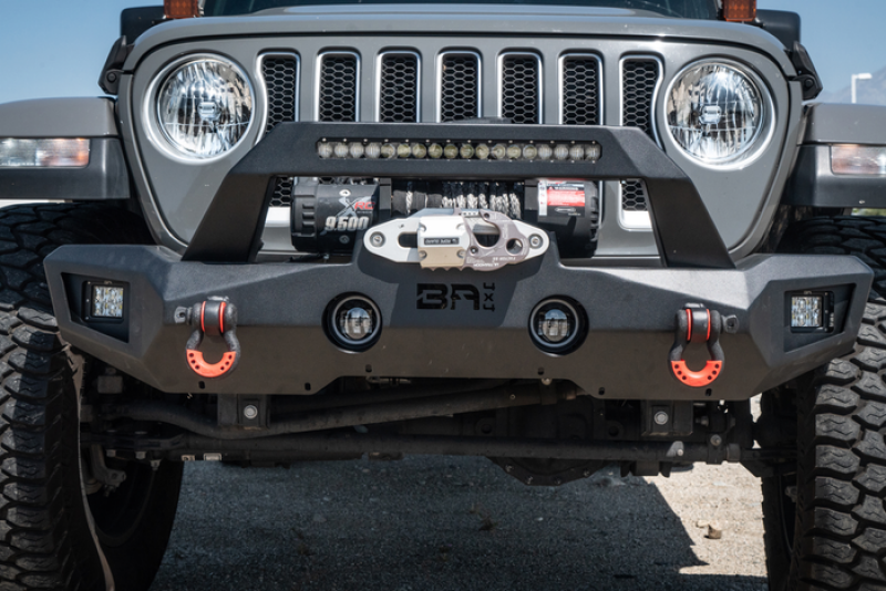 

Body Armor 4x4  - BODJP-19536 - Body Armor 4x4 07-22 Jeep Wrangler JK/JL & Gladiator JT Orion Mid-Width Front Bumper - Shipped in Europe - Tuningsupply.com
