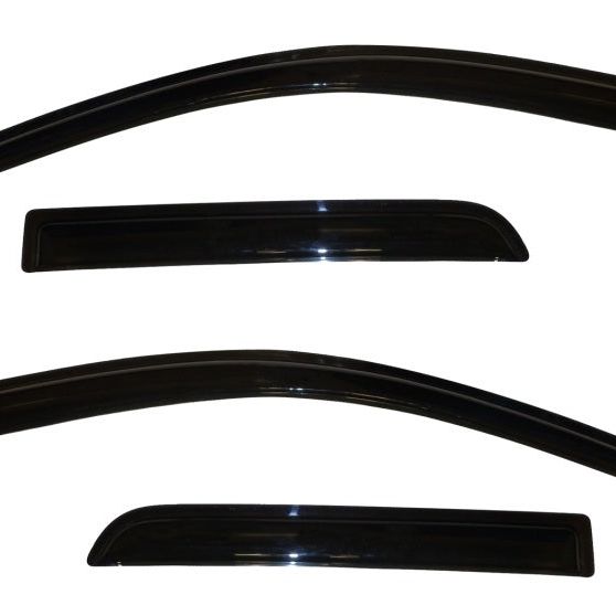 AVS 11-13 Mitsubishi Outlander Sport Ventvisor Outside Mount Window Deflectors 4pc - Smoke-tuningsupply.com