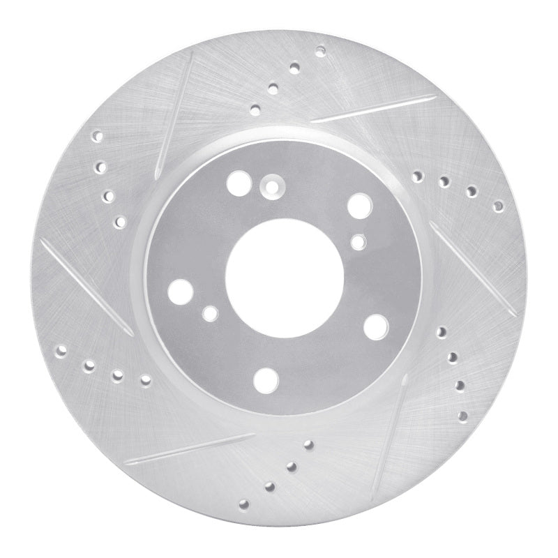 

R1 Concepts 631-59061L - RNC631-59061L - R1 16-25 Honda Civic Coupe Front Left Drilled & Slotted Silver Brake Rotor - Shipped in Europe - Tuningsupply.com
