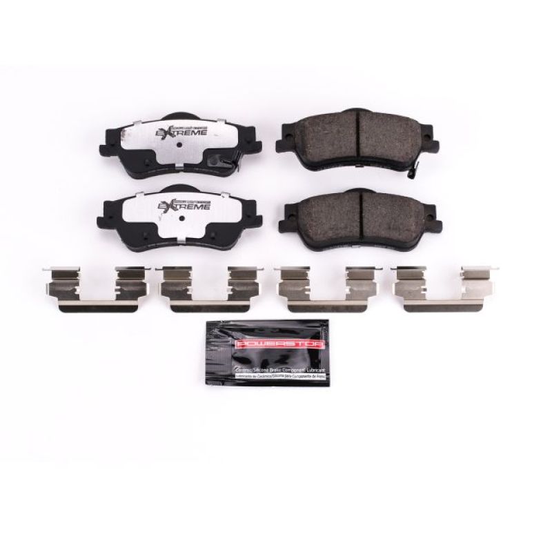 Power Stop 11-17 Chevrolet Caprice Rear Z26 Extreme Street Brake Pads w/Hardware-tuningsupply.com