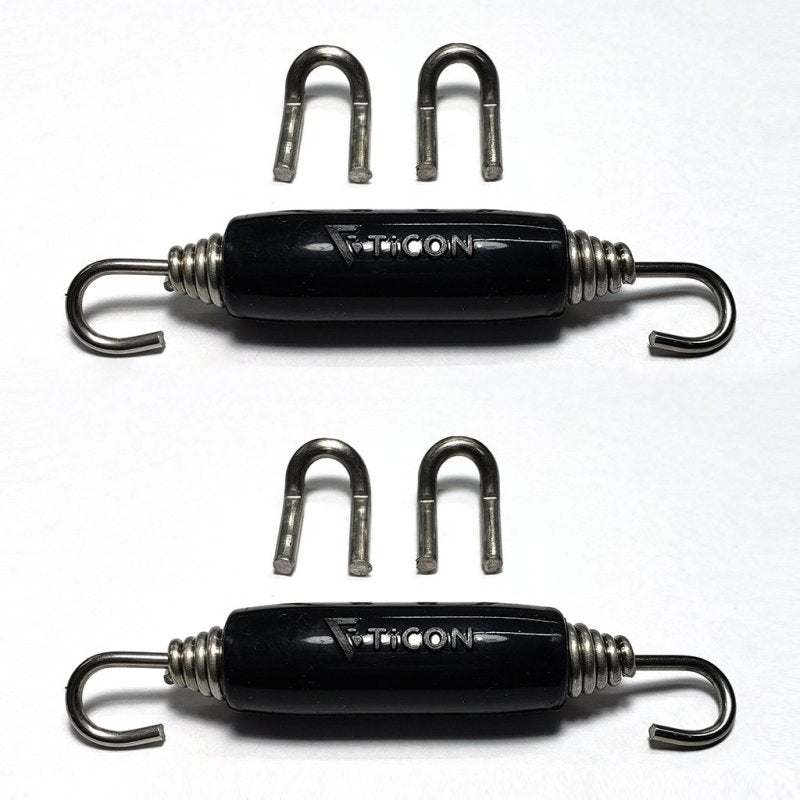 
  

Ticon  - TIC108-00212-1101 - Ticon Industries Black Silicone Titanium Spring Tab and Spring Kit (4 Tabs/2 Springs) - 2 Pack - Shipped in Europe - Tuningsupply.com

