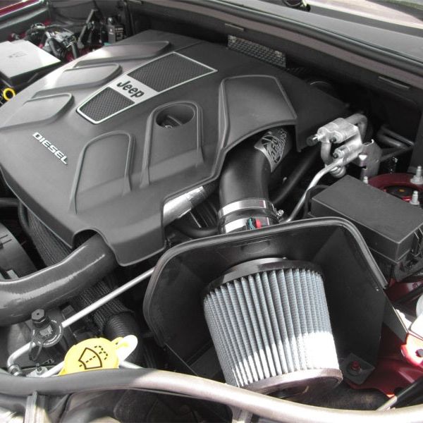 aFe MagnumFORCE Intake System Stage-2 Pro DRY S 2014 Jeep Cherokee V6 3.0L EcoDiesel-tuningsupply.com