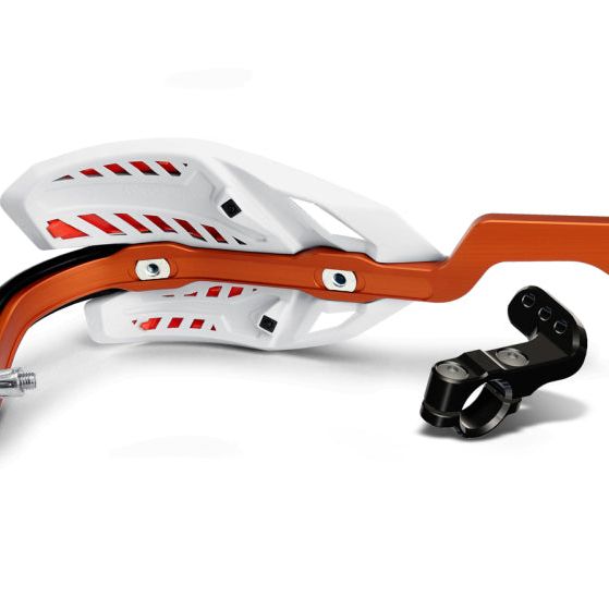 Cycra CRM Ultra 1-1/8 in. Clamp w/White Shield/Orange Cover-tuningsupply.com