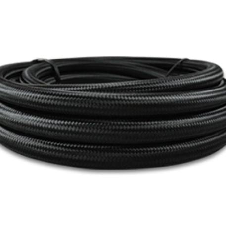 Vibrant -12AN x 20 ft. Nylon Braided Flex Hose with PTFE Liner - Black-Hoses-Vibrant-VIB18982-SMINKpower Performance Parts