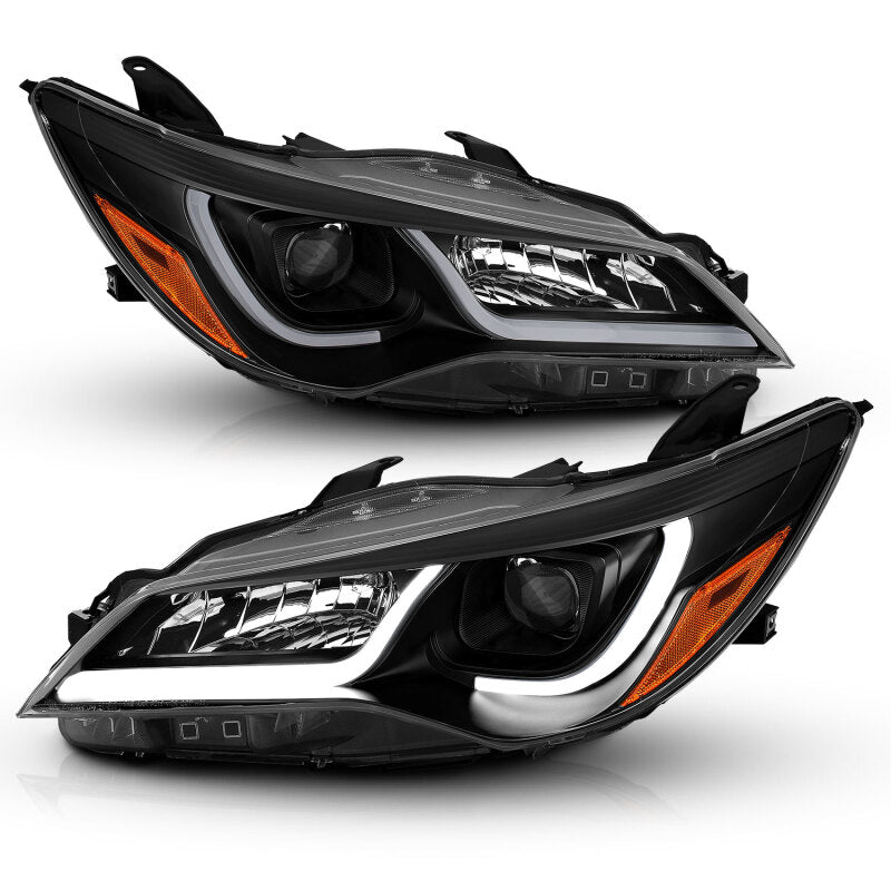 

ANZO 121518 - ANZ121518 - ANZO Projector Headlights With Plank Style Design Black w/Amber 15-16 Toyota Camry (4DR) - Shipped in Europe - Tuningsupply.com
