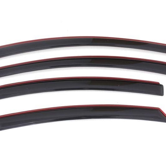 AVS 11-14 Hyundai Sonata Ventvisor In-Channel Front & Rear Window Deflectors 4pc - Smoke-tuningsupply.com