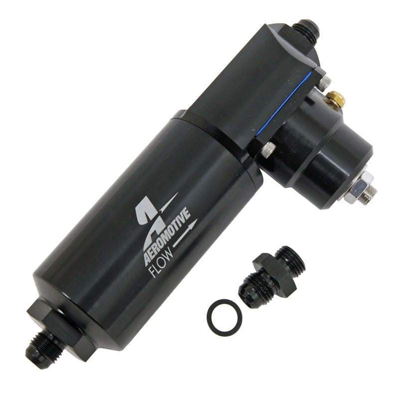

Aeromotive 13147 - AER13147 - Aeromotive Universal Filter Combo EFI Regulator 10 Micron AN-06 Flare - Shipped in Europe - Tuningsupply.com
