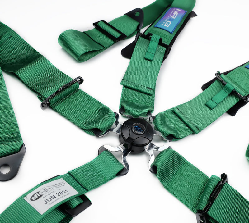 

NRG SBH-B6PCGN - NRGSBH-B6PCGN - NRG 5PT 3in. Seat Belt Harness / Cam Lock - Green - Shipped in Europe - Tuningsupply.com
