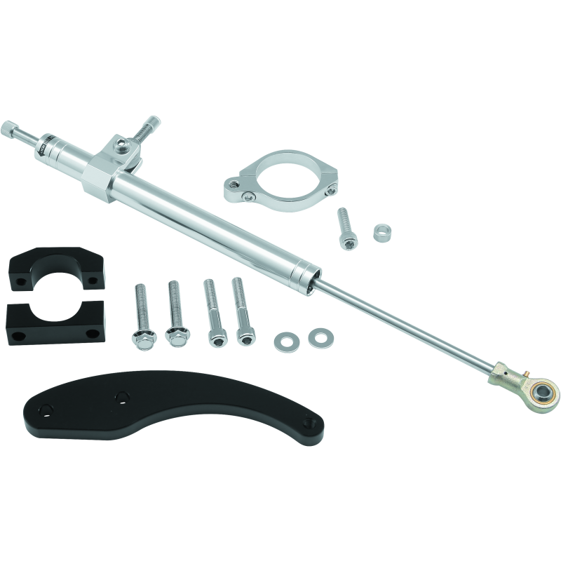 Twin Power 14-16 FLH FLT Satin Steering Damper Kit