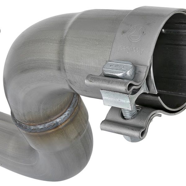 aFe MACH Force-Xp Axle-Back Exhaust System w/Black Tip 18-20 Jeep Wrangler L4-2.0T / V6-3.6L-tuningsupply.com