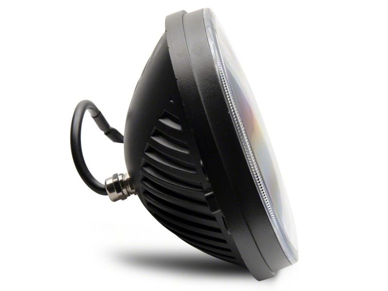 

Raxiom J143372 - RAXJ143372 - Raxiom 97-18 Jeep Wrangler TJ & JK Axial 7-In LED Headlights w/ DRL - Black Housing (Clear Lens) - Shipped in Europe - Tuningsupply.com
