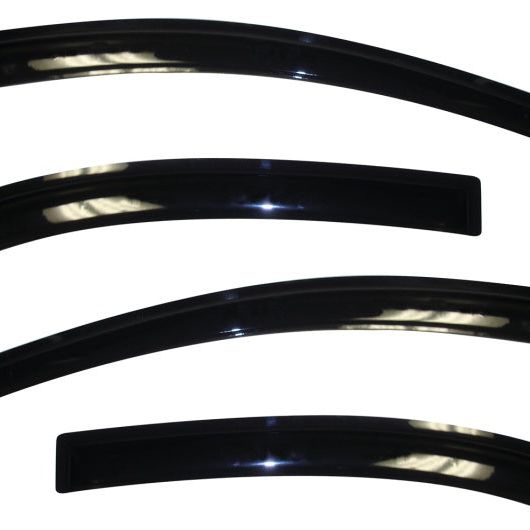 AVS 06-09 Kia RIO Ventvisor Outside Mount Window Deflectors 4pc - Smoke-tuningsupply.com