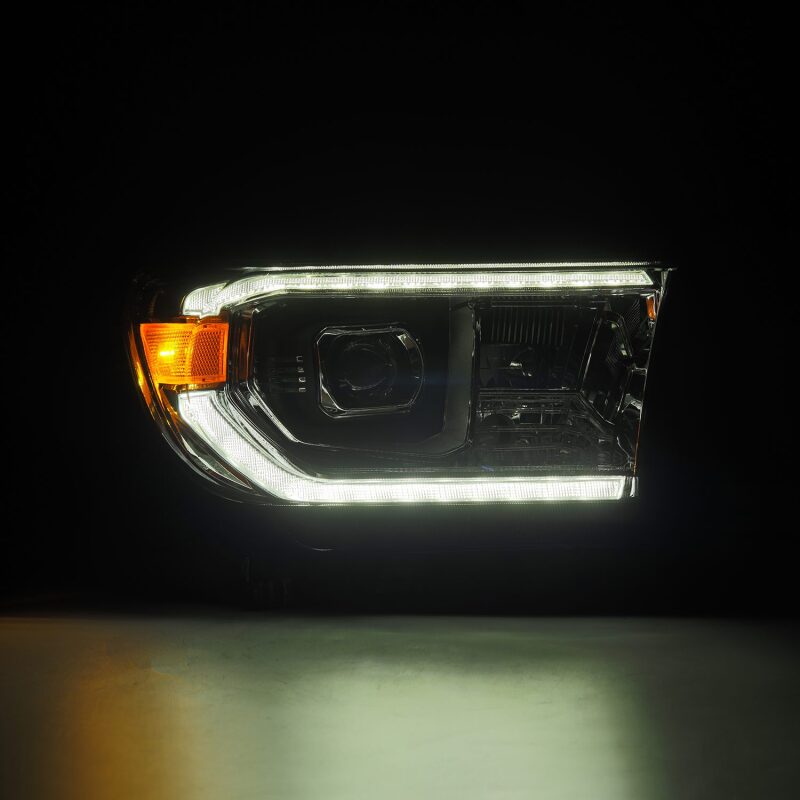 

AlphaRex 880824 - ARX880824 - AlphaRex 07-13 Toyota Tundra / 08-17 Sequoia LUXX LED Proj HL Chrome w/Actv Light / Seq. Sig + DRL - Shipped in Europe - Tuningsupply.com
