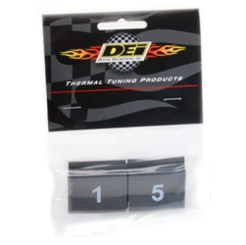 

DEI 10849 - DEI10849 - DEI Wire Markers 8pc Set Numbered 1-8 - Black - Shipped in Europe - Tuningsupply.com
