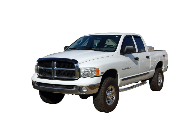 AVS 02-05 Dodge RAM 1500 High Profile Bugflector II Hood Shield - Smoke-tuningsupply.com