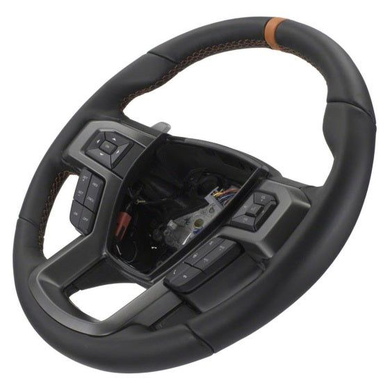 Ford Racing 2015-2017 F-150 Raptor Performance Steering Wheel Kit - Orange Sightline-tuningsupply.com