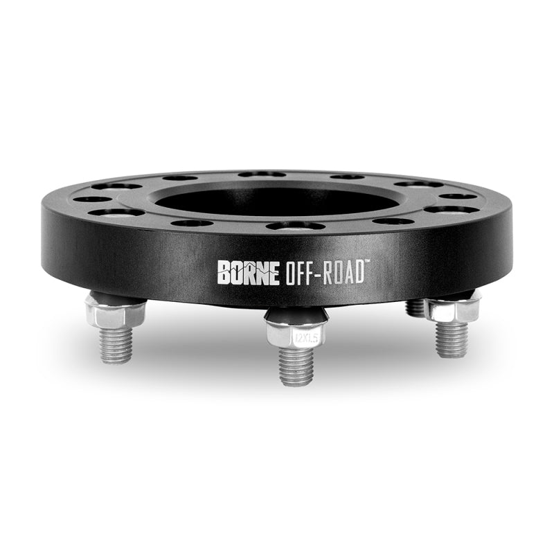 Borne Off-Road Wheel Spacers - 6x139.7 - 93.1 - 25mm - M12 - Black-tuningsupply.com