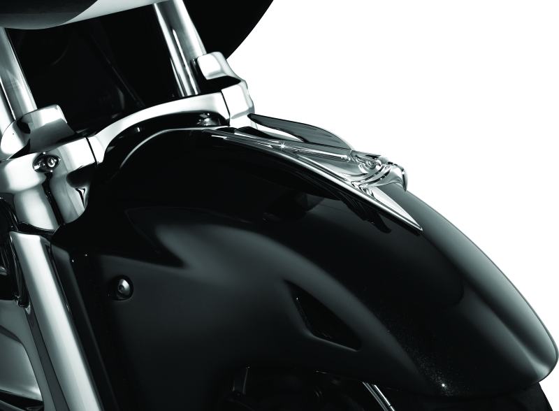 Kuryakyn Deco Eagle Fender Ornament 01-22 Honda GL1800 Chrome-tuningsupply.com