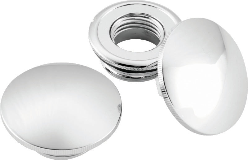 Bikers Choice 82-Up Chrome Slim Gas Cap Set Screw In-tuningsupply.com