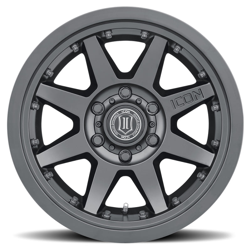 

ICON 21817859057SB - ICO21817859057SB - ICON Rebound Pro 17x8.5 6x5.5 25mm Offset 5.75in BS 95.1mm Bore Satin Black Wheel - Shipped in Europe - Tuningsupply.com
