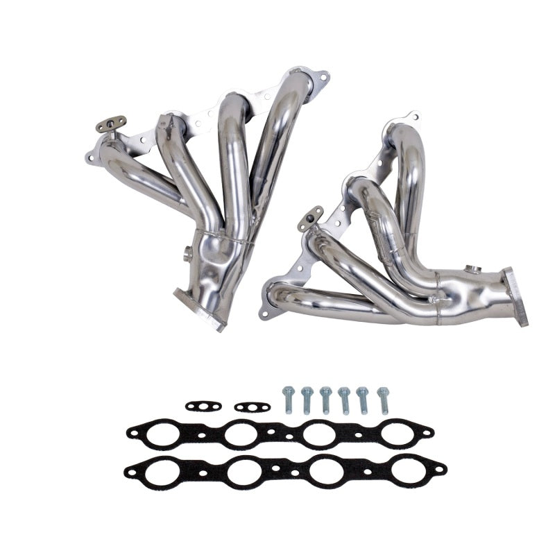 BBK 97-99 Corvette C5 LS1 Shorty Tuned Length Exhaust Headers - 1-3/4 Silver Ceramic-tuningsupply.com