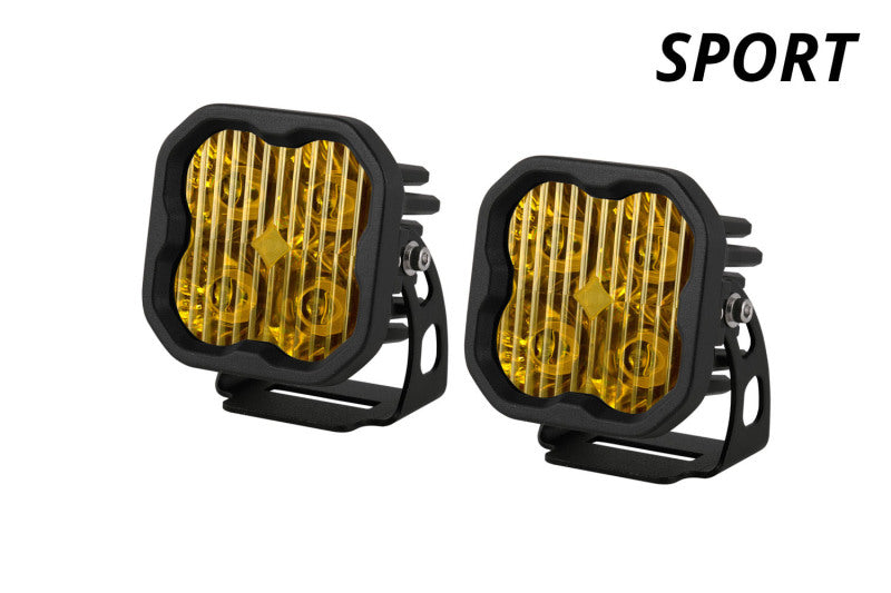 Diode Dynamics SS3 Sport ABL - Yellow SAE Fog Standard (Pair)-tuningsupply.com