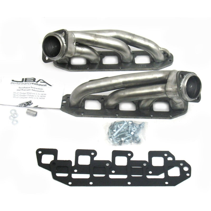 JBA 04-08 Chrysler 5.7L HEMI 1-3/4in Primary Raw 409SS Cat4Ward Header-tuningsupply.com