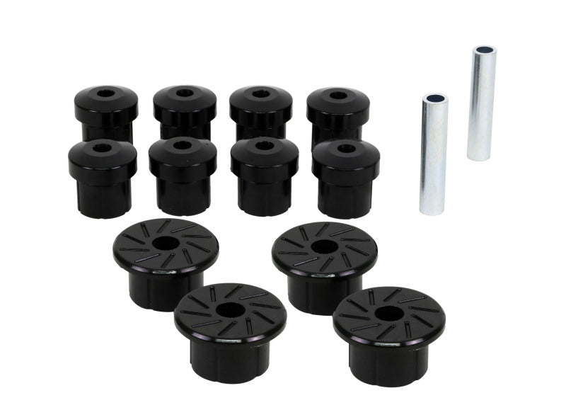 

Whiteline W73822 - WHLW73822 - Whiteline 1972-1977 Pontiac Ventura Rear Leaf Spring & Shackle Bushings - Shipped in Europe - Tuningsupply.com
