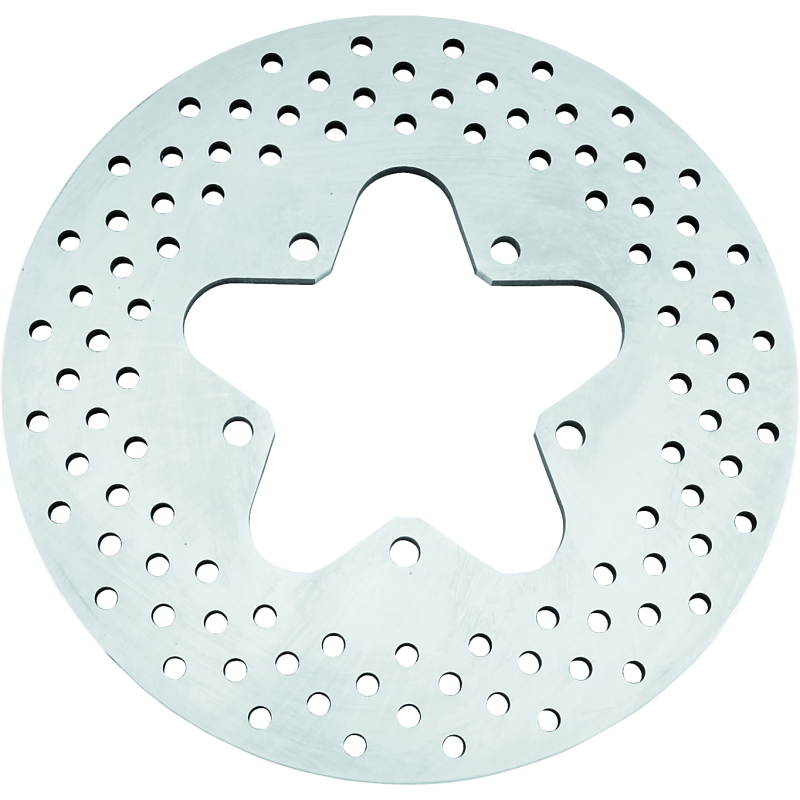 Bikers Choice 86-99 FLT Stock Replacement Rear Brake Rotor Drilled Steel-tuningsupply.com