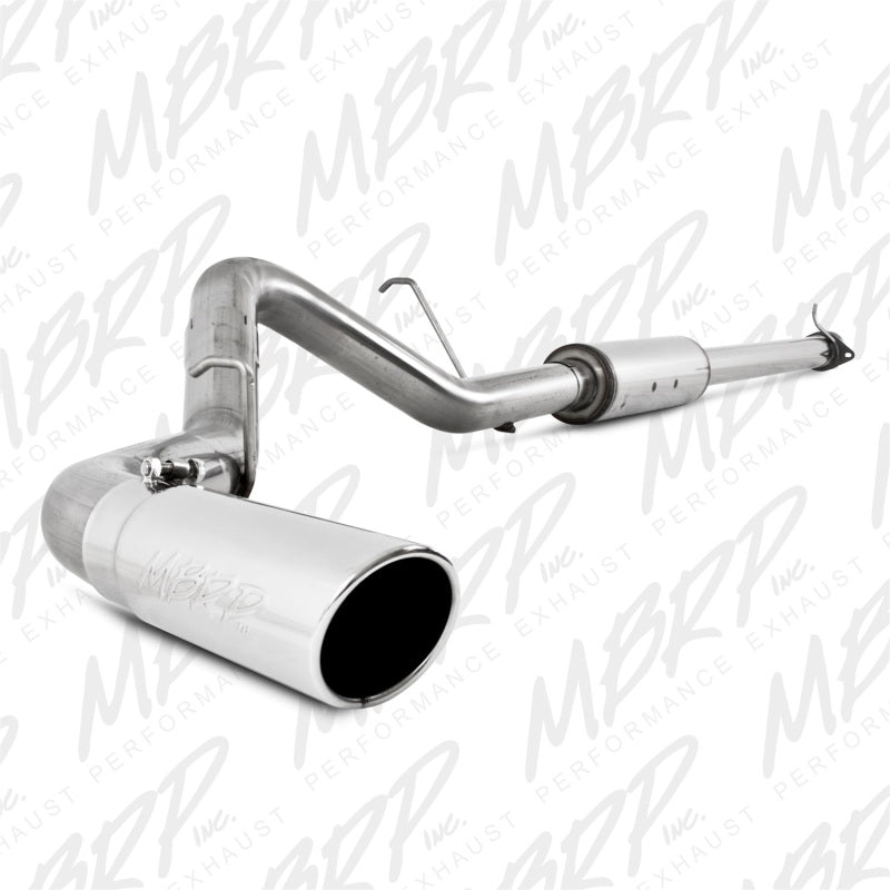 MBRP 11-19 Chevy/GMC 2500HD PU 6.0L V8 Single Side Exit T409 Cat Back Perf Exhaust-tuningsupply.com