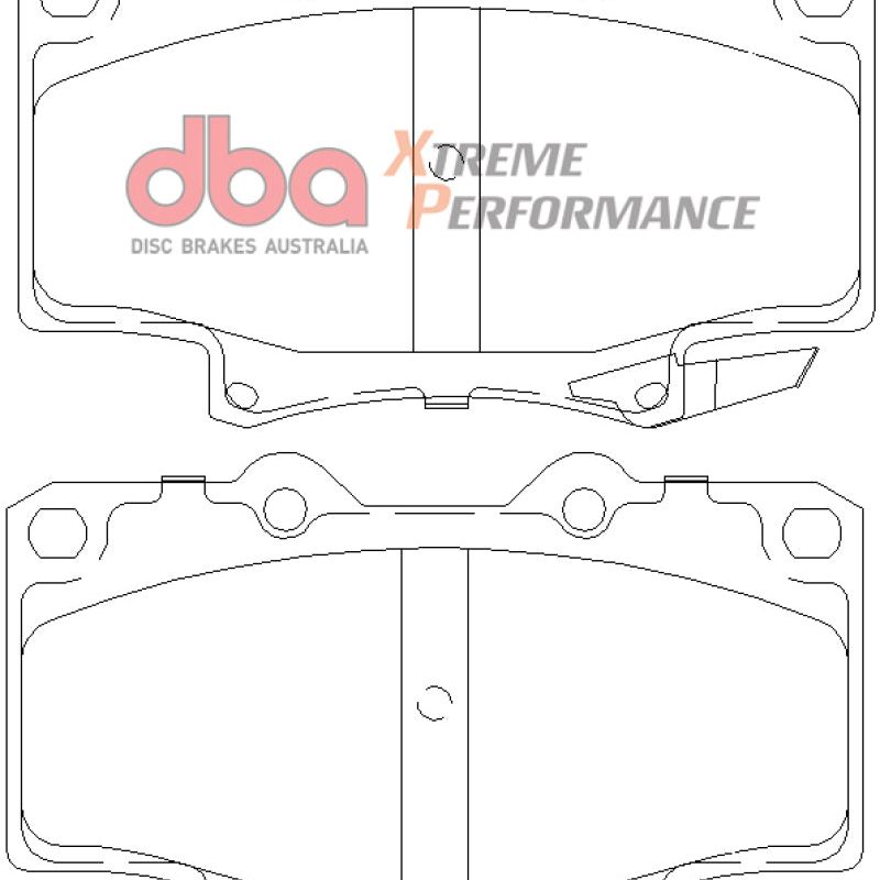 DBA 91-96 Toyota Land Cruiser XP650 Front Brake Pads-tuningsupply.com