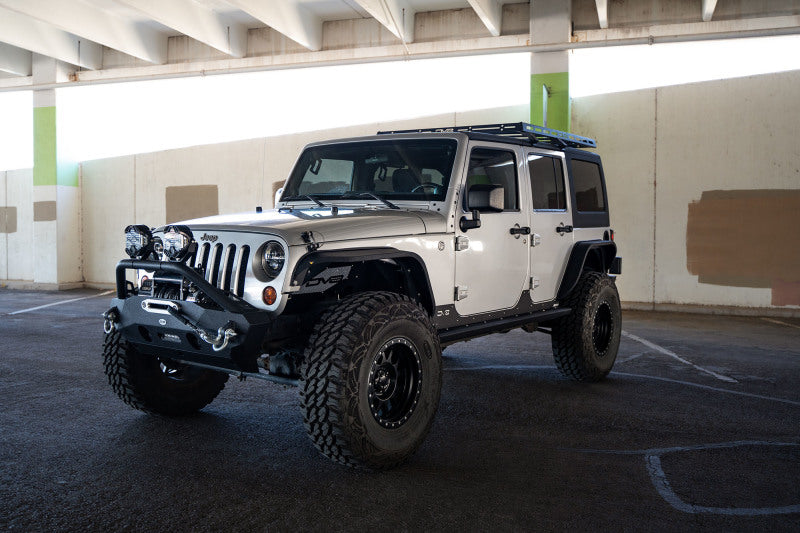 DV8 Offroad 07-18 Jeep Wrangler JK Short Roof Rack-tuningsupply.com